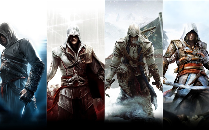 Assassin's Creed, personagens Papéis de Parede, imagem