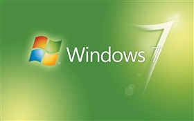 Windows 7 fundo abstrato verde HD Papéis de Parede