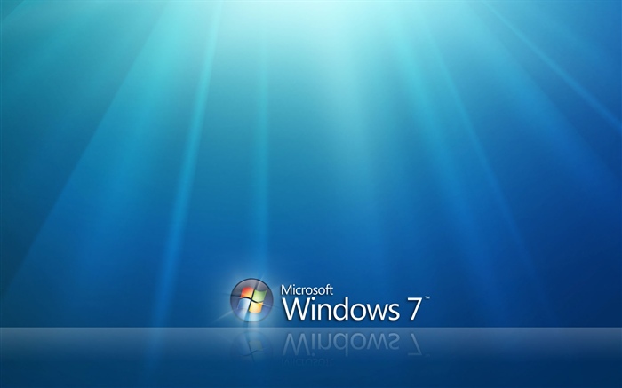 Windows 7 sob o céu azul Papéis de Parede, imagem
