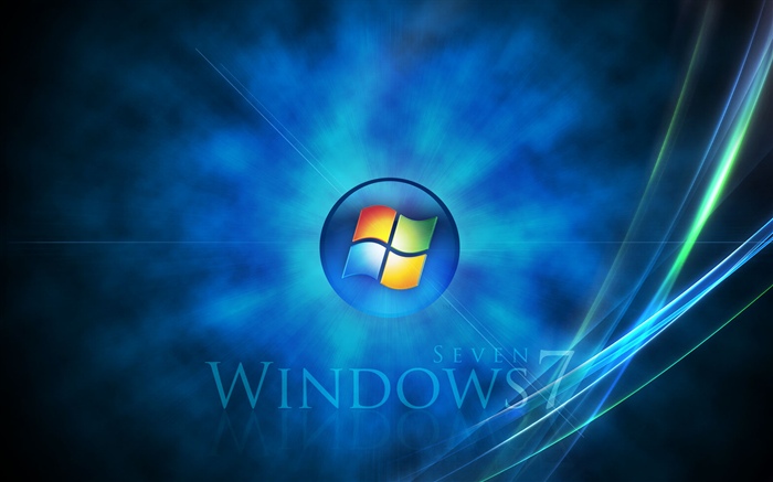 Windows Seven, espaço de fundo Papéis de Parede, imagem