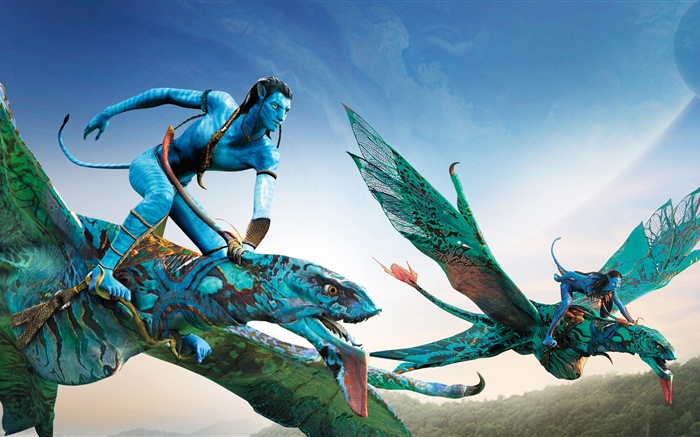 Avatar, voando, céu Papéis de Parede, imagem