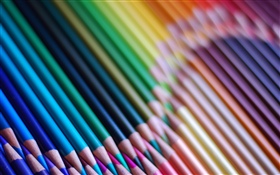 Lápis coloridos, obscuros