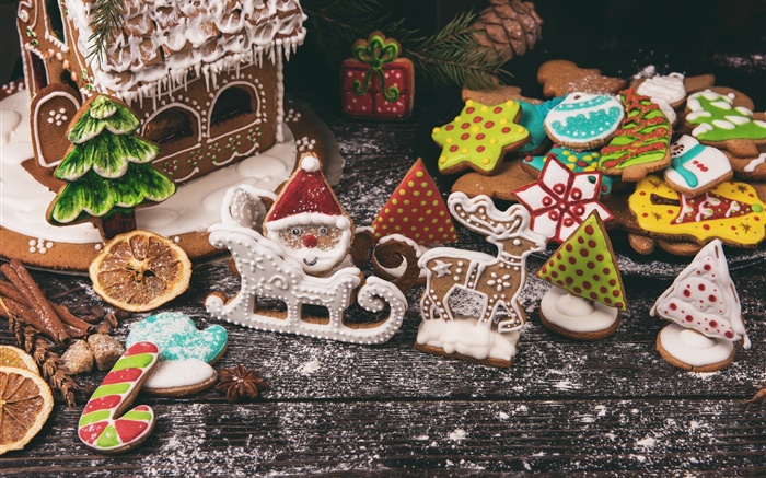 Deliciosos biscoitos, Natal Papéis de Parede, imagem