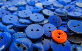 Muitos botões azuis, um vermelho HD Papéis de Parede